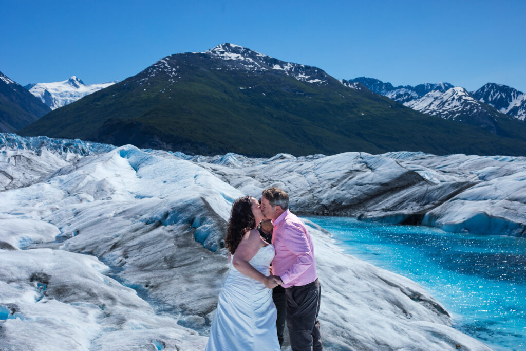 A Once-in-a-Lifetime Glacier Elopement on Knik Glacier
